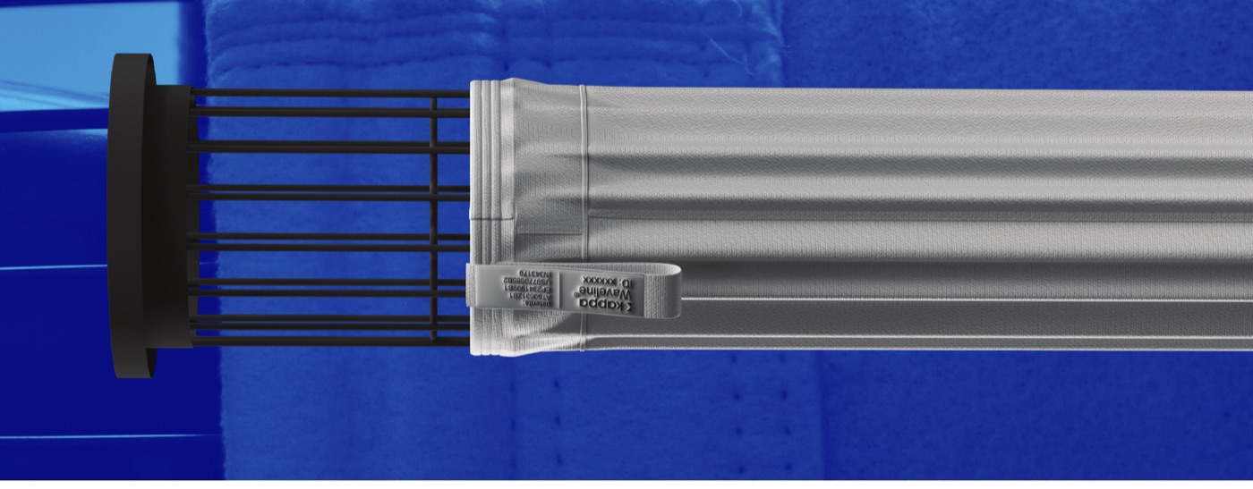 Accoppiamento tra cestello e manica filtrante CleanAir
