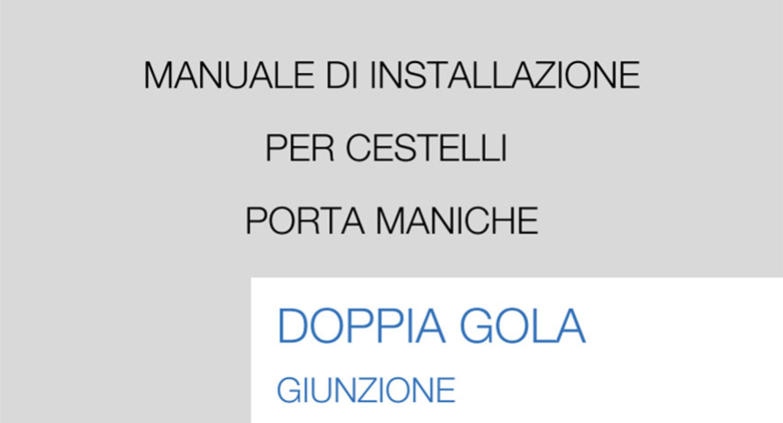 Installazione giunzioni Doppia Gola