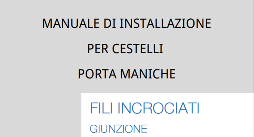Installazione giunzioni Fili Incrociati