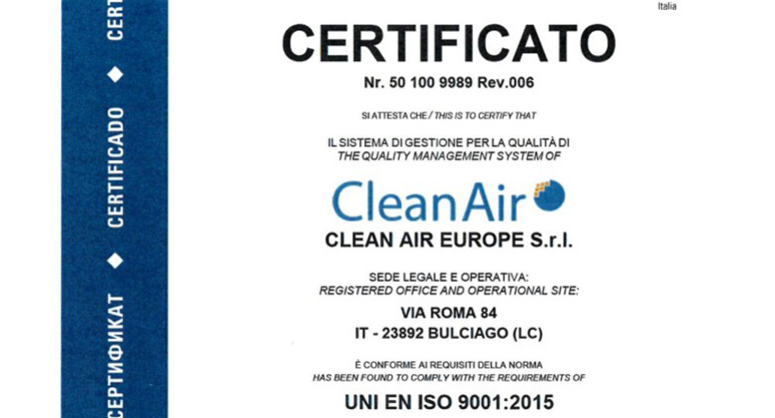 ISO 9000 Zertifikat