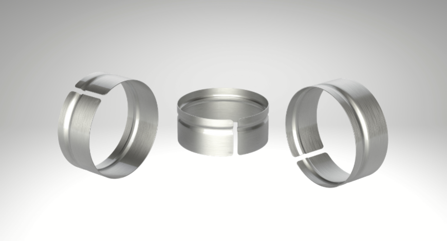 Banded collar with high groove