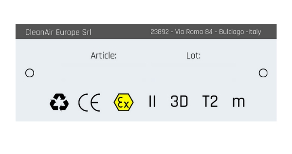La marcatura Atex